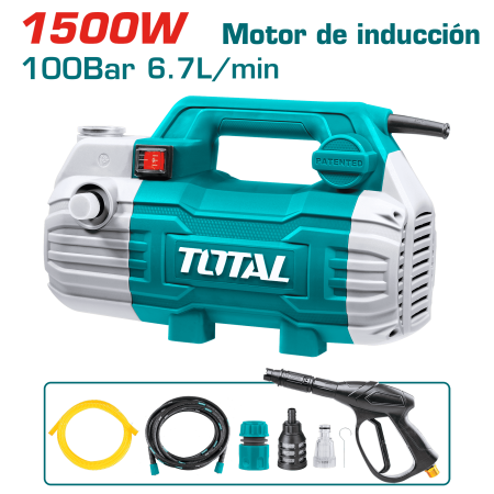 LAVADORA ALTA PRESION 1500W 1450PS(100BAR) 6.7L/MIN MOT: INDUCCION INDUSTRIAL