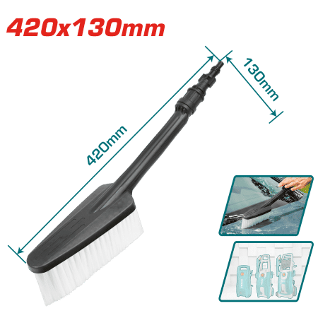 CEPILLO 420MM X 130MM PARA HIDROLAVADORA A PRESION PP/PA66