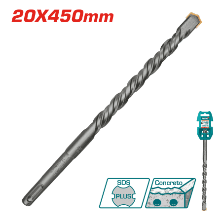 BROCA SDS PLUS 20 X 450MM INDUSTRIAL