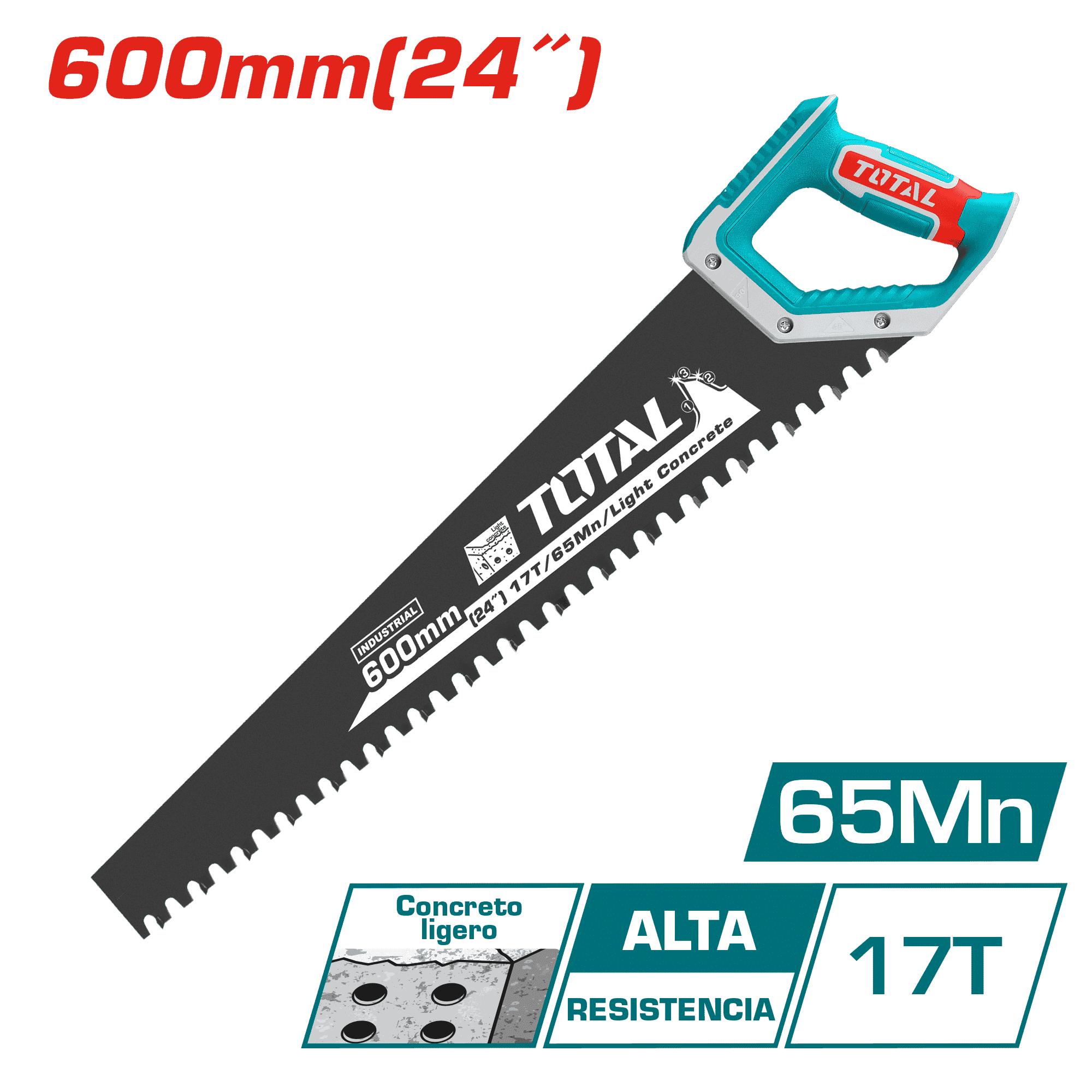 SIERRA DE CONCRETO LIGERO 600MM (24'') M:65MN 17T