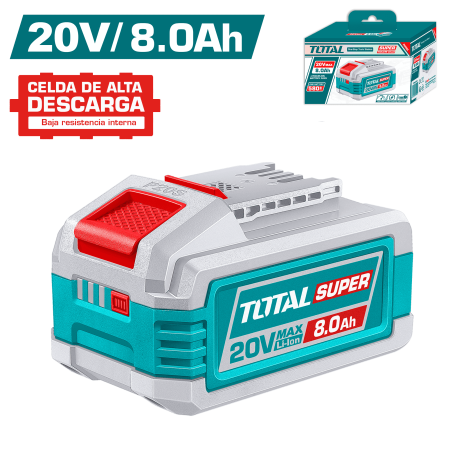BATERIA LI-ION 20V 8.0AH LED - SUPER TABLESS CELLS