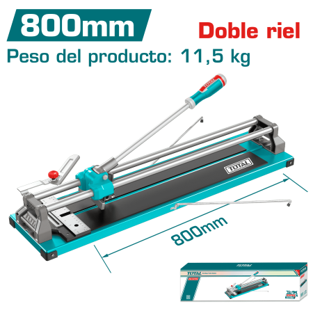 CORTA MAYOLICA 800MM CORTE 14MM HOJA 22X6X2MM BASE 1000X200MM INDUSTRIAL