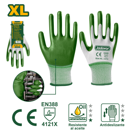 GUANTES DE TRABAJO NITRILO XL (EXTERIOR)