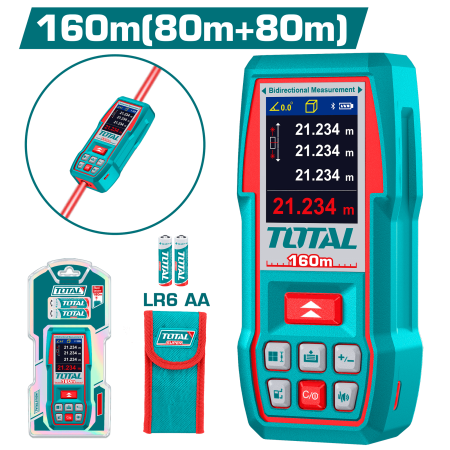 MEDIDOR DE DISTANCIA LASER BIDIRECCINAL 160M (80+80) PRE:2.0MM