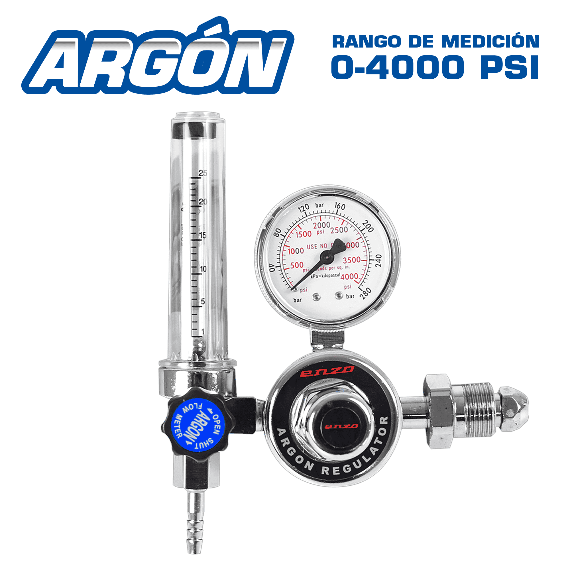 REGULADOR DE ARGON SIMPLE P/OXICORTE
