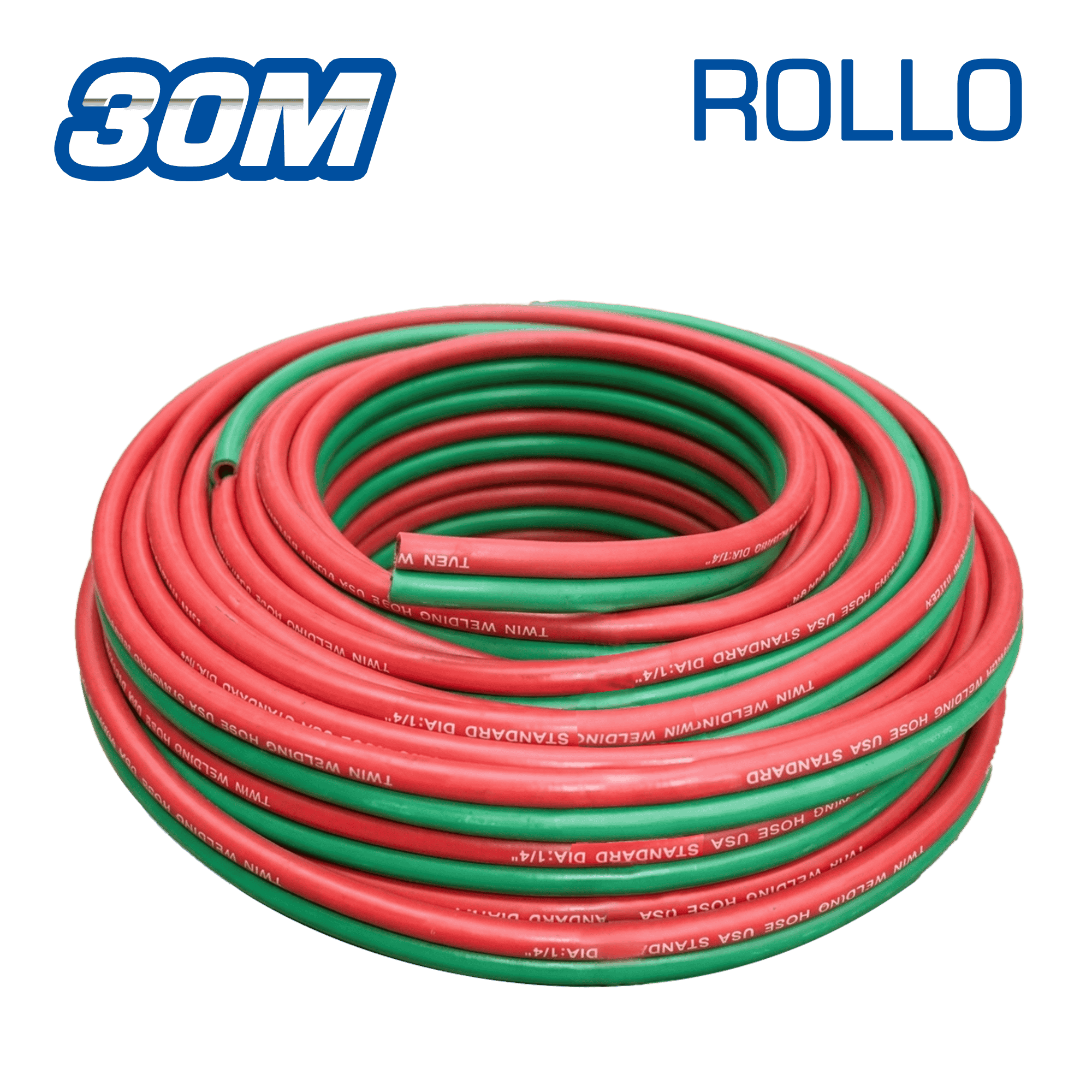 MANGUERA GEMELA P/SOLDAR 30M/ROLL