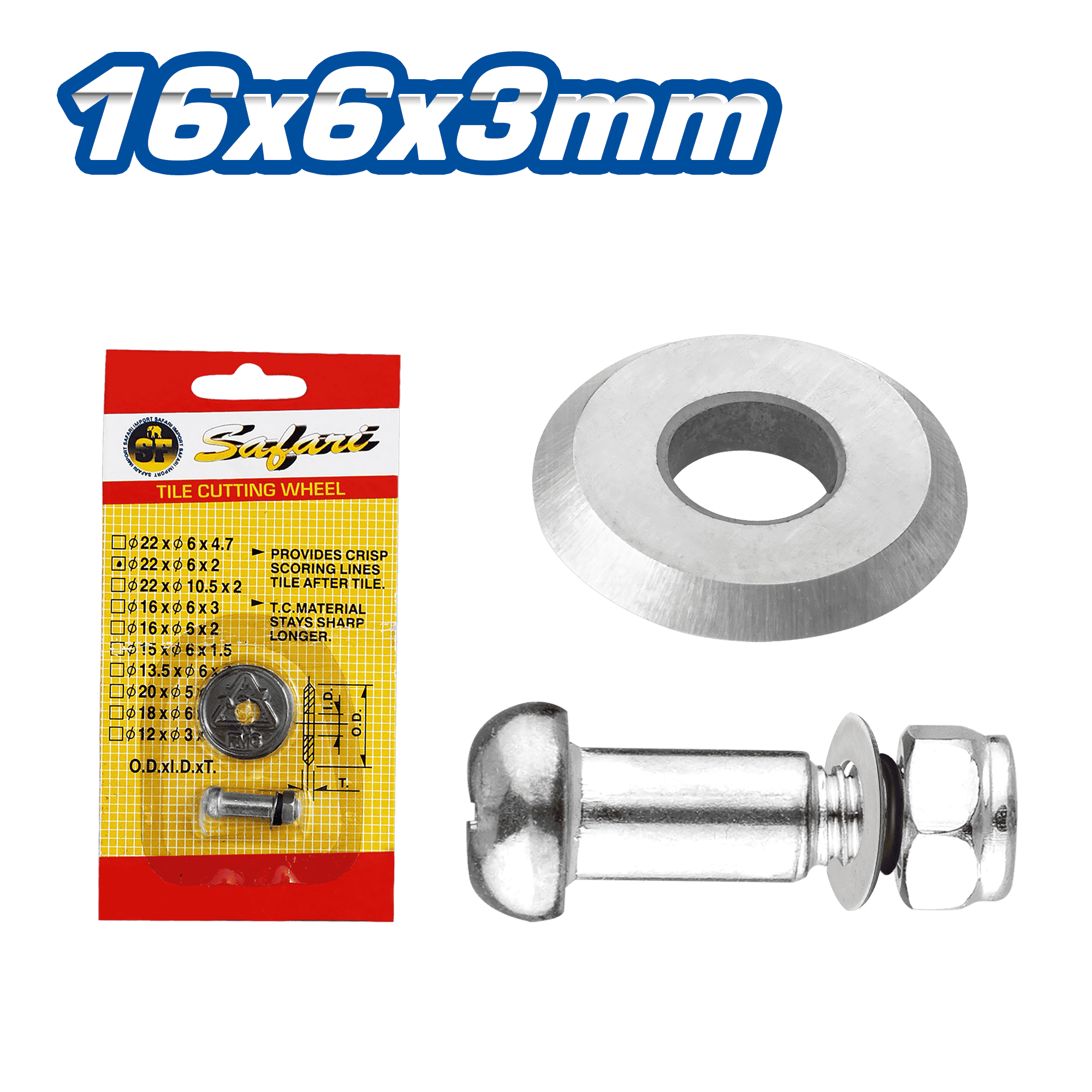 DISCO RULINA PARA CORTAMAYOLICA 16X6X3