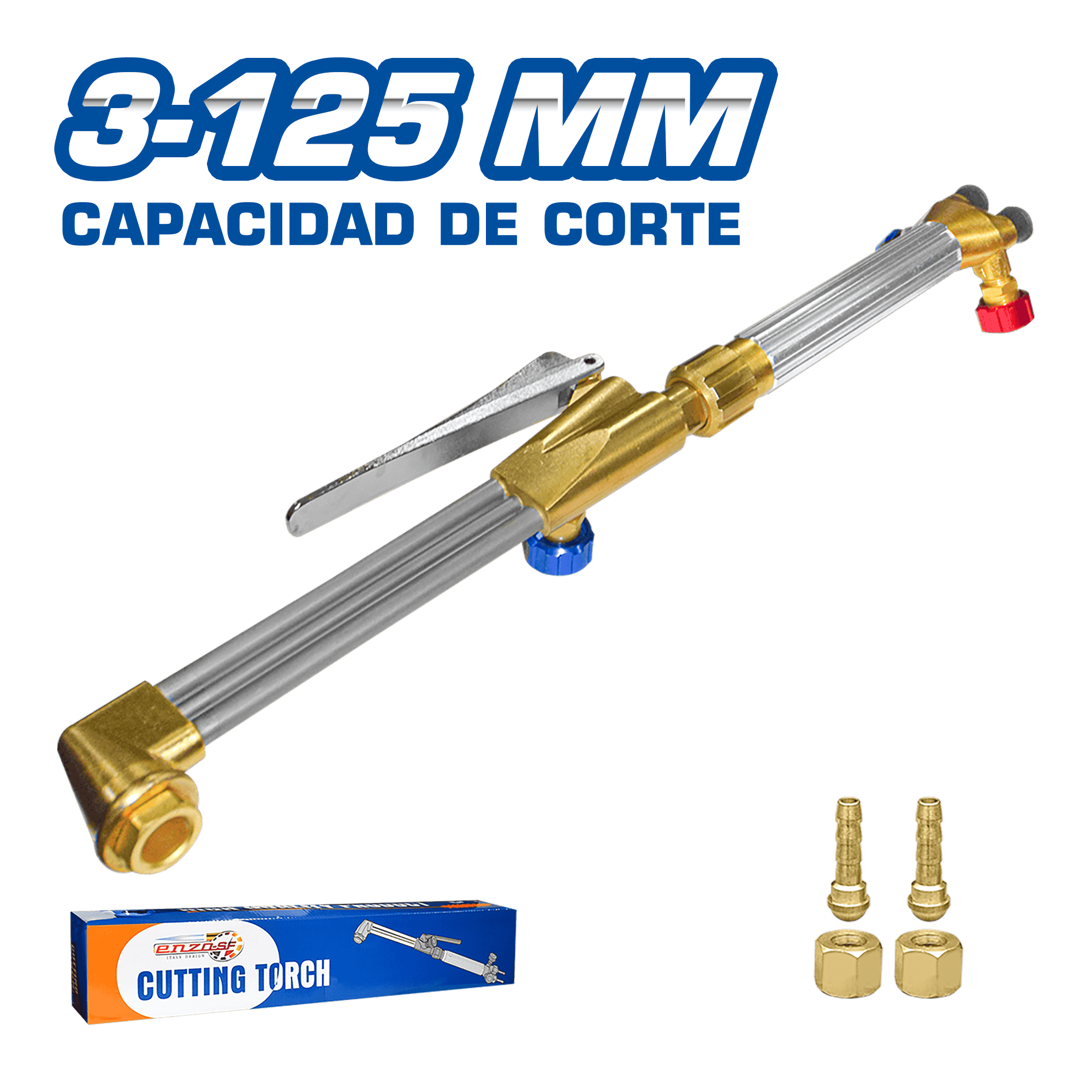 CAÑA DE CORTE AG TIPO BRITANICO C/ACOPLES S/BOQUILLA