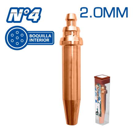 BOQUILLA DE CORTE ACETILENO ANME O: 2.0MM T/AG-4