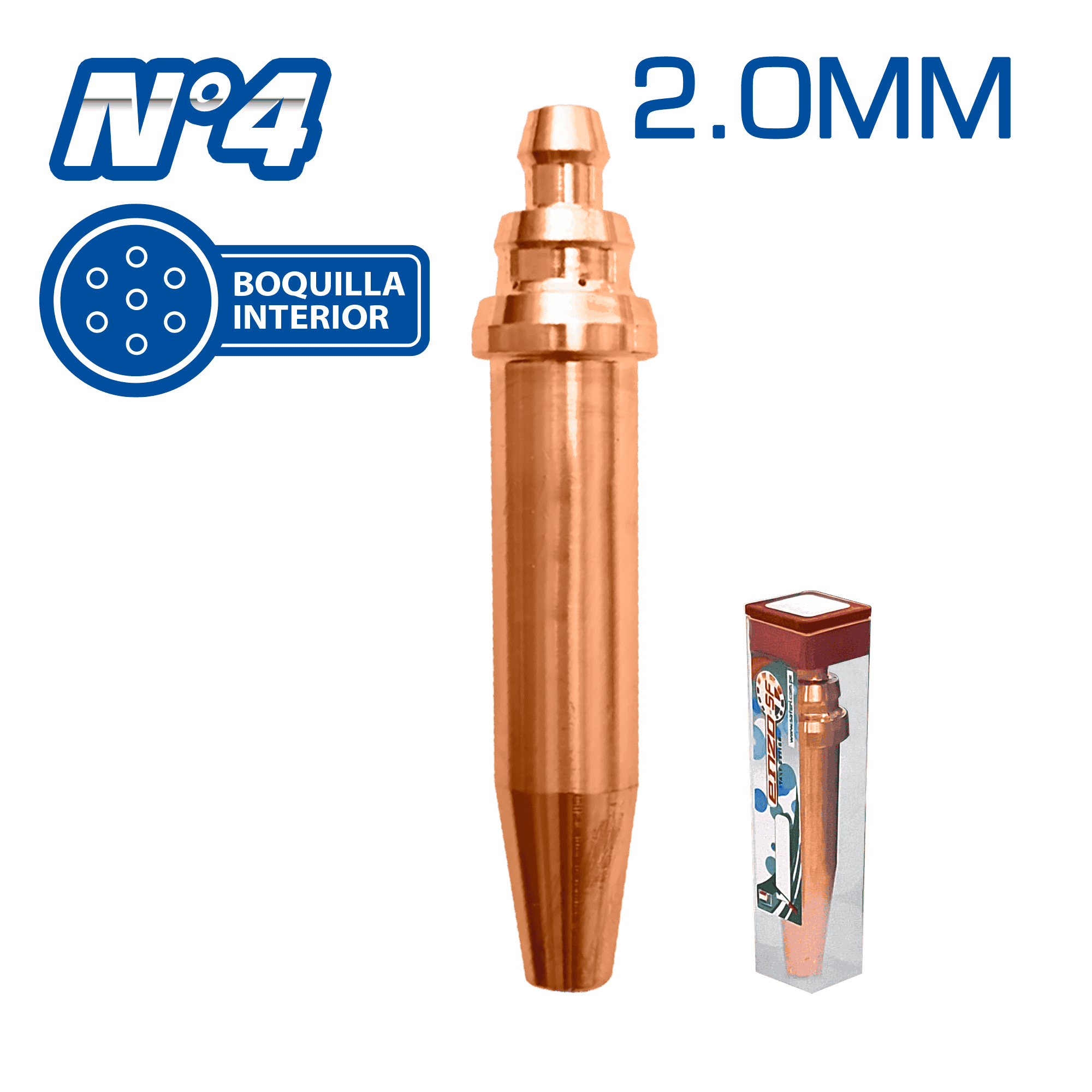 BOQUILLA DE CORTE ACETILENO ANME O: 2.0MM T/AG-4