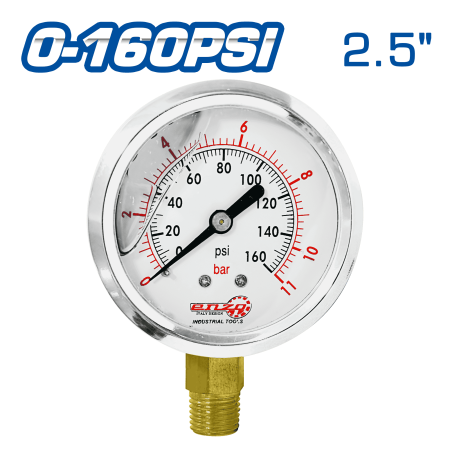 MANOMETRO LIQUIDO 2.5PULG 0-160PSI