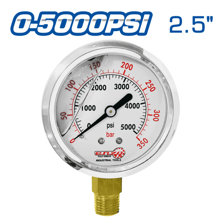 MANOMETRO LIQUIDO 2.5PULG 0-5000PSI