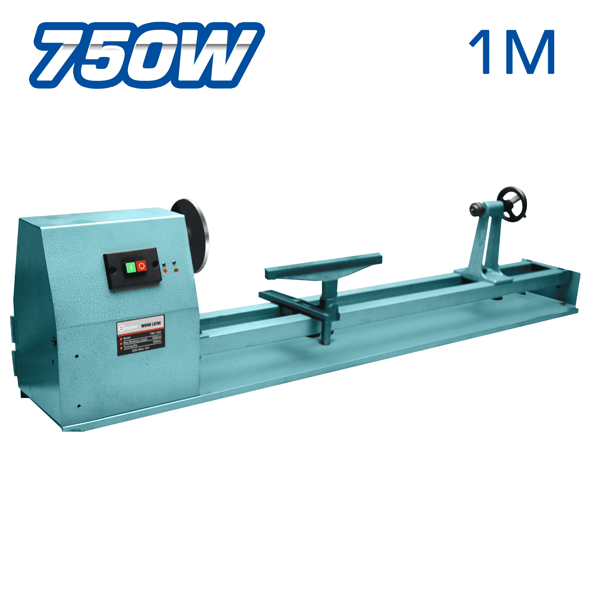 TORNO PARA MADERA 220V 1HP (750) 1000MM DIA:350MM