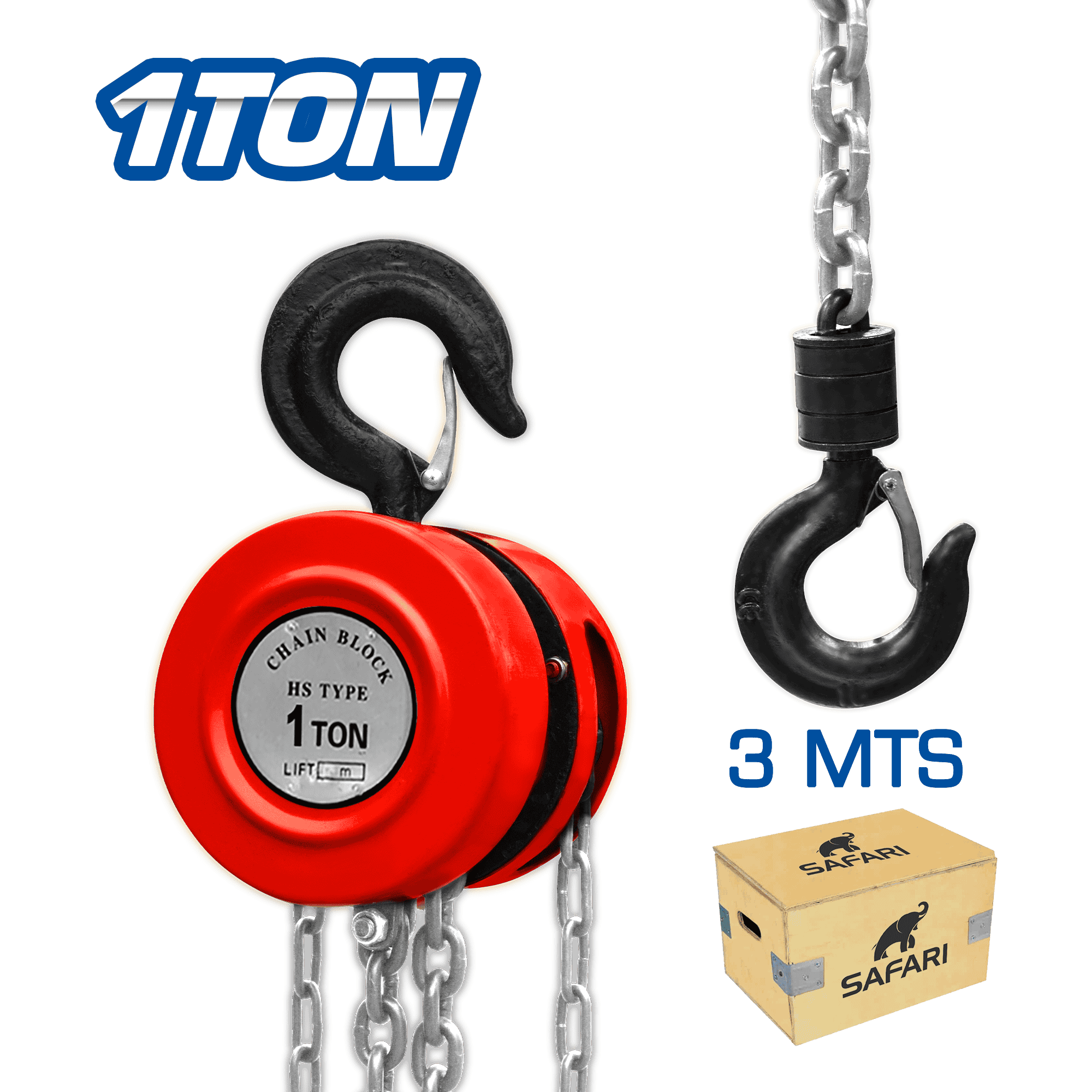 TECLE PESADO 01TON 3M
