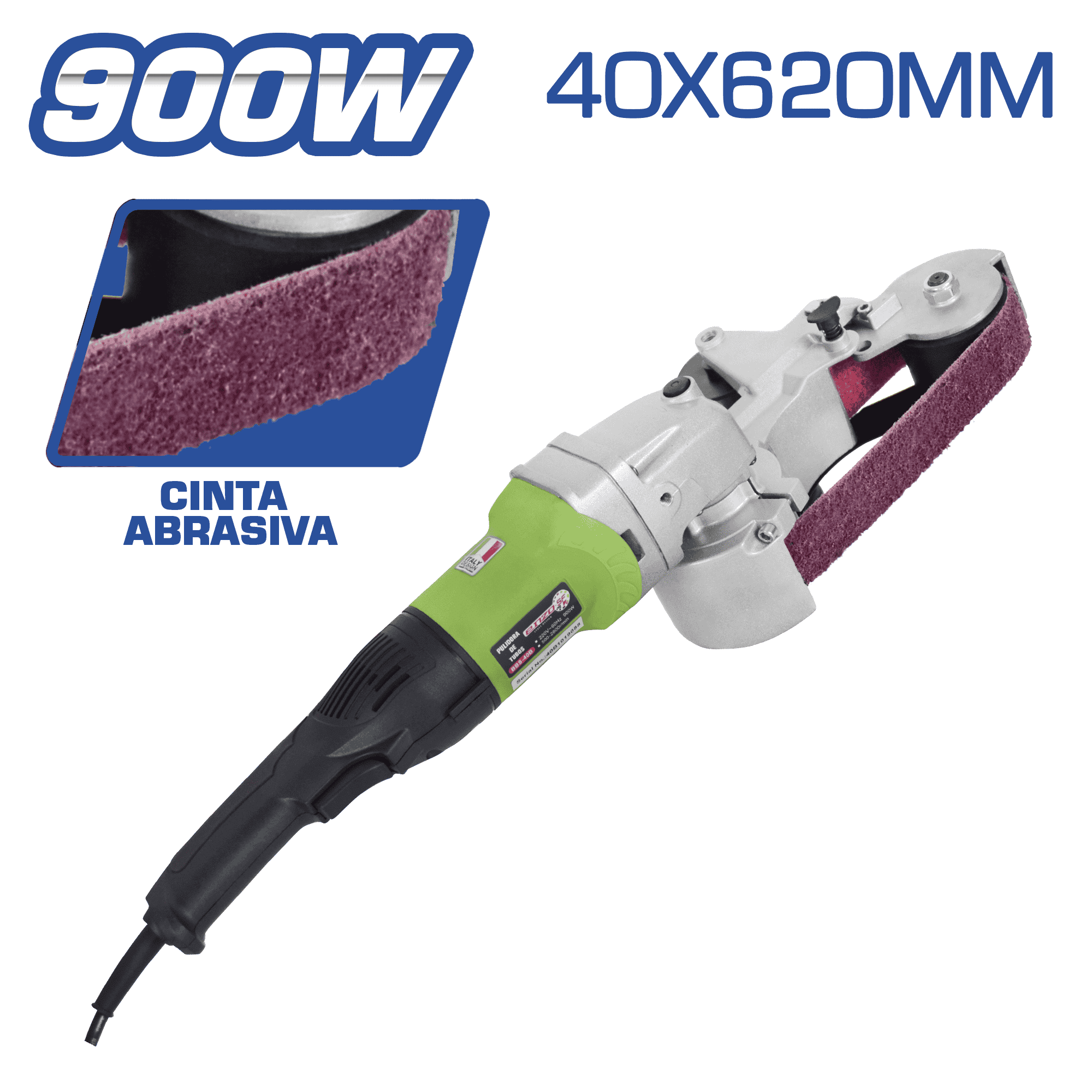PULIDORA DE TUBO STANDART 220V 900W 40X620MM