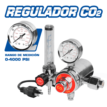 REGULADOR DE CO2 C/CALENTADOR 220V 60HZ