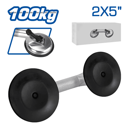 SUJETADOR PARA VIDRIO 2X5