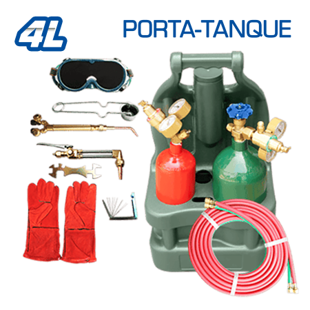 KIT OXICORTE PORTATIL C/TANQUES Y ACC C/GUANTES
