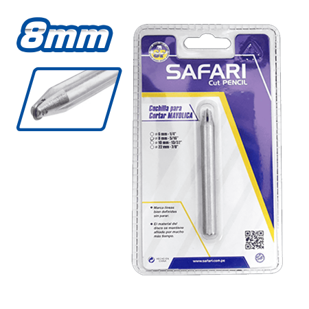 RODEL PARA CORTA MAYOLICA SILVER 8MM