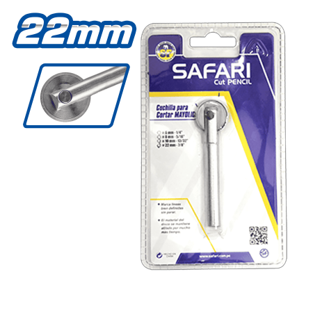 RODEL PARA CORTA MAYOLICA SILVER 22MM