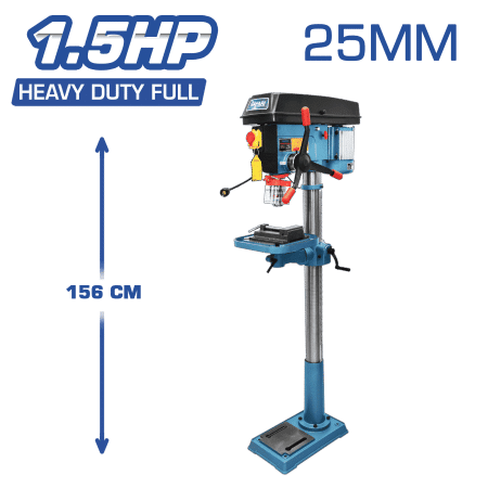TALADRO BANCO 25MM 220V 1.5HP HEAVY DUTY FULL