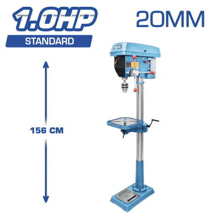 TALADRO BANCO 20MM 220V 1HP STANDARD ALTO
