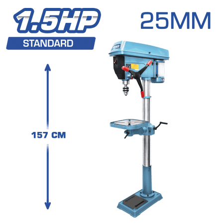 TALADRO BANCO 25MM 220V 1.5HP STANDARD