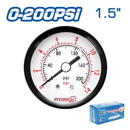 MANOMETRO 1.5PULG POSTERIOR 0-200PSI