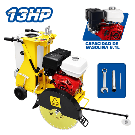 CORTADOR CONCRETO 12-16'' C/MOTOR HONDA GX390 INC HOJA