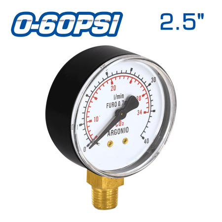 MANOMETRO DE ARGON Y CO2