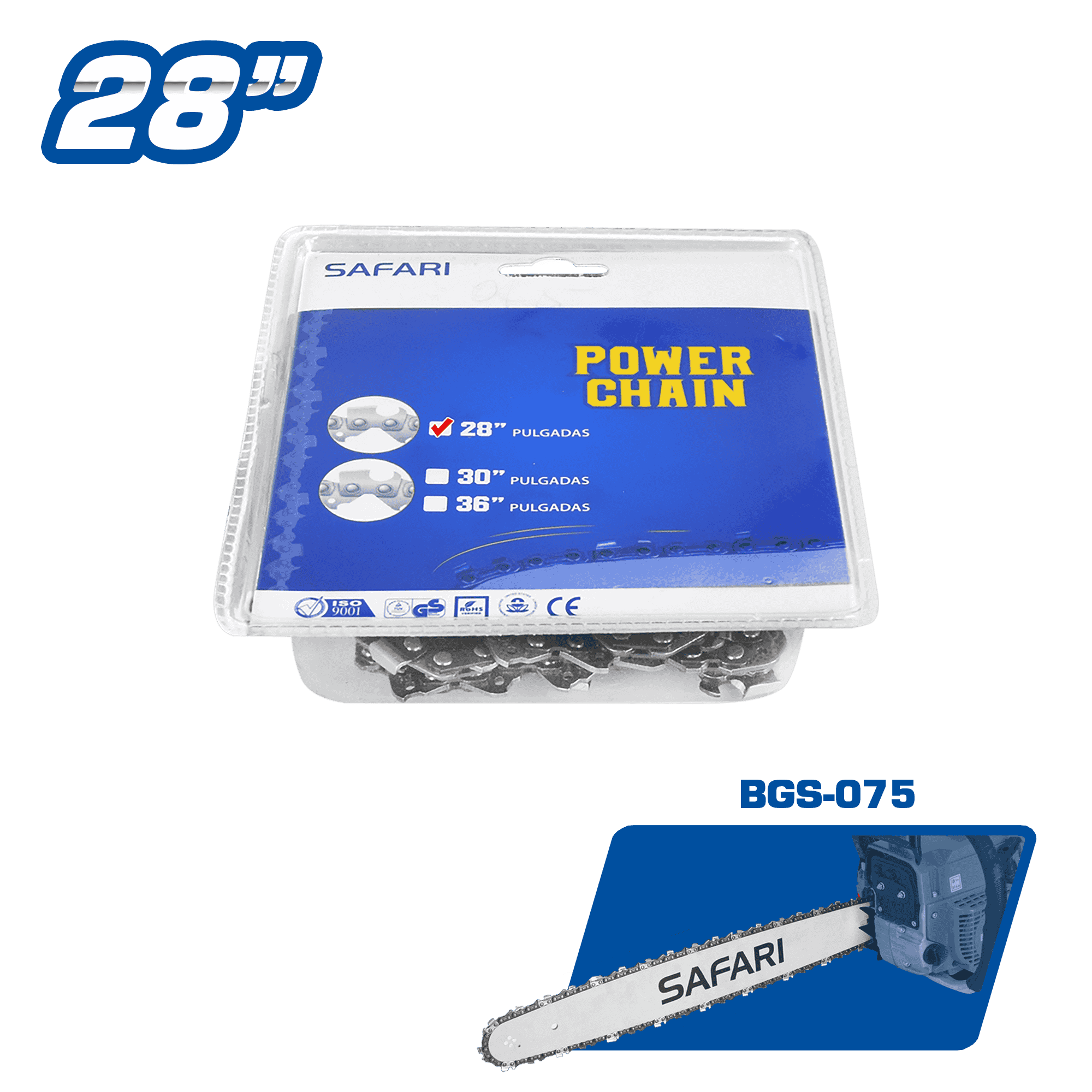 CADENA P/MOTOSIERRA BGS-075