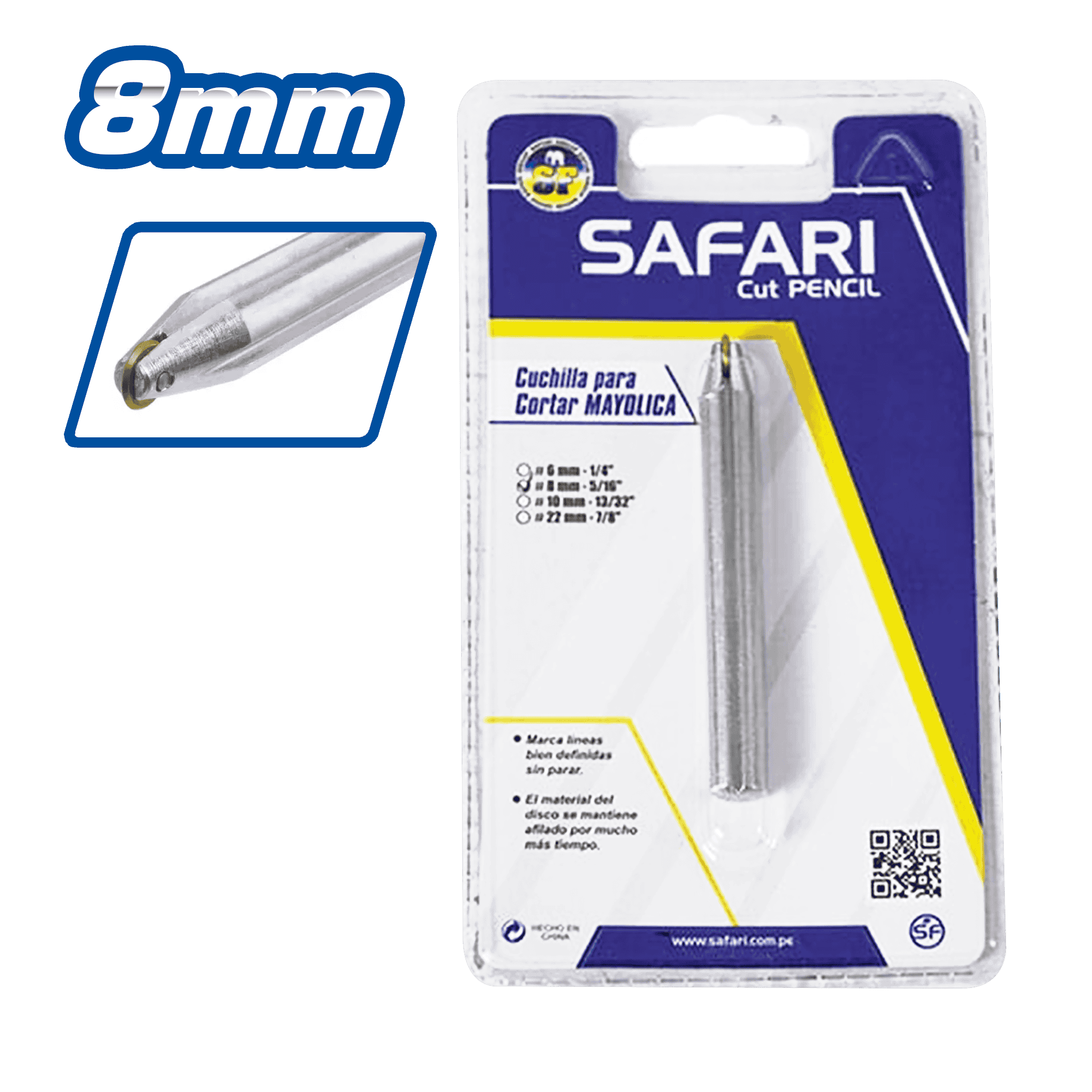 RODEL PARA CORTA MAYOLICA GOLD 8MM