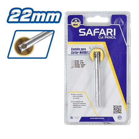 RODEL PARA CORTA MAYOLICA GOLD 22MM