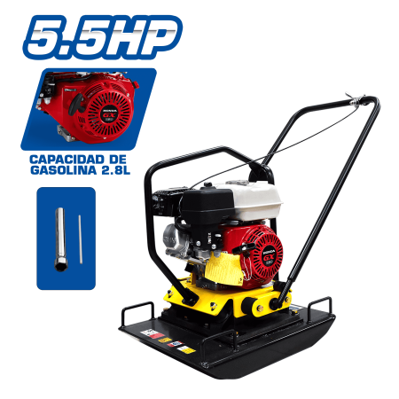 COMPACTADOR 5.5HP C/MOTOR HONDA GX160