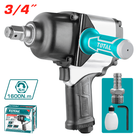 LLAVE IMPACTO NEUMATICA 1600NM 3/4PULG 4000RPM 9CFM 90PSI INDUSTRIAL