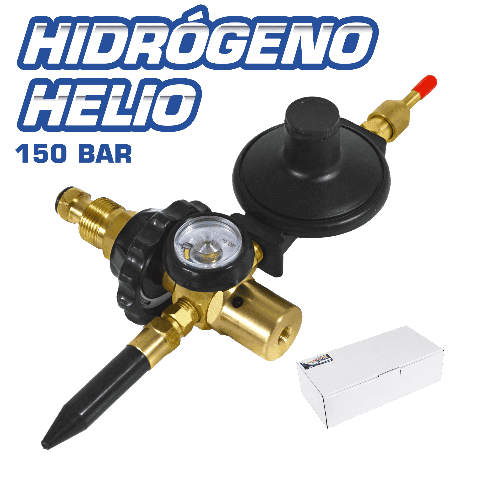 REGULADOR DE HELIO/HIDROGENO 150BAR AUTO CIERRE Y COMBINADOR