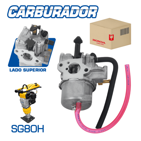 CARBURADOR P/SG80H MOTOR GXR120 HONDA ORIGINAL