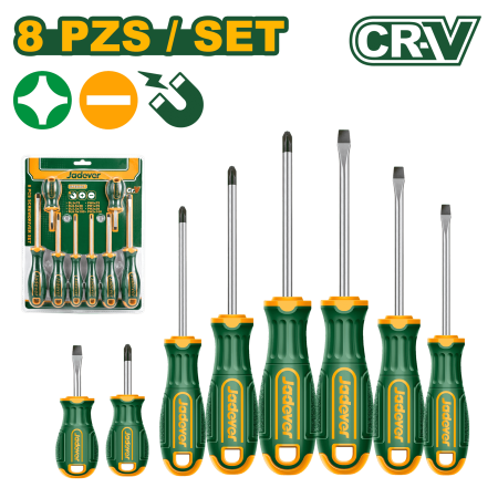 SET DE DESTORNILLADORES CR-V 8PS