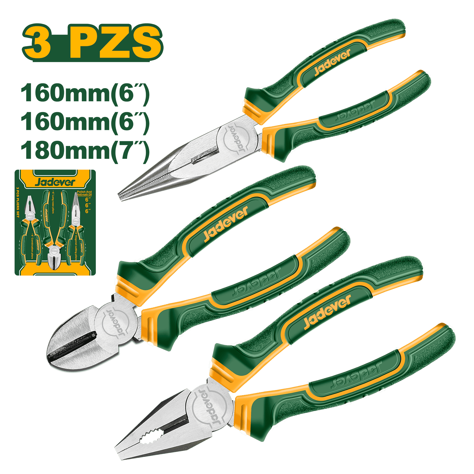 SET DE ALICATES 3PCS