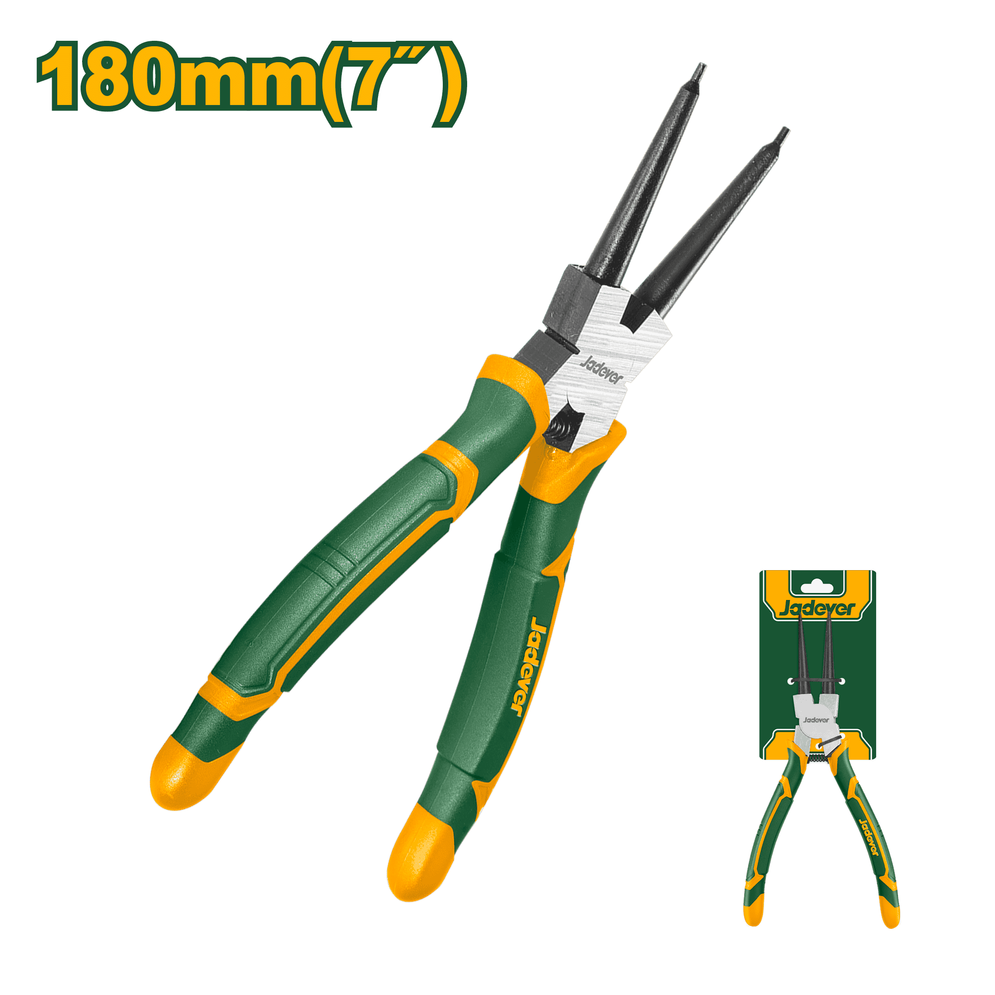 ALICATE CIRCLIP 7" 180MM DIA:1.8MM RECTA INTERNA