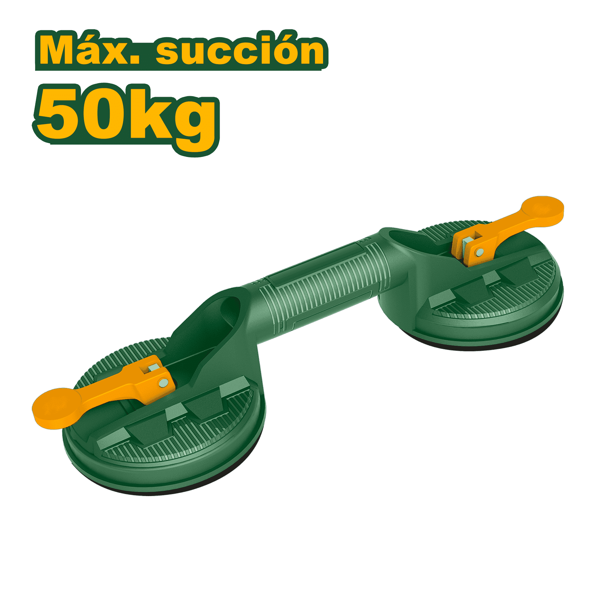 SUJETADOR DE VIDRIO MAX:50KGABS