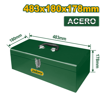CAJA DE HERRAMIENTAS DE ACERO 483X180X178MM