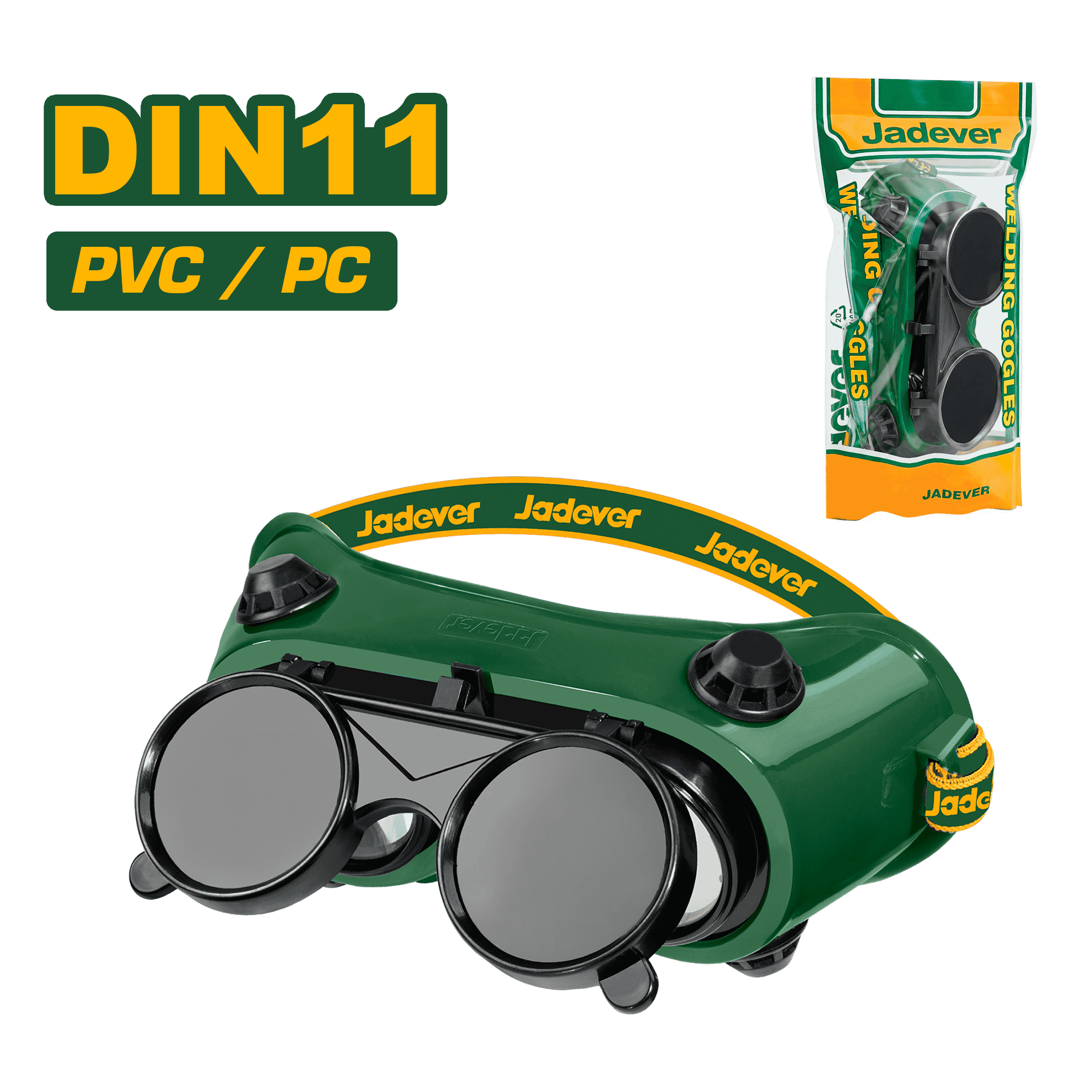 LENTES DE SOLDAR PVC/PC DIN11