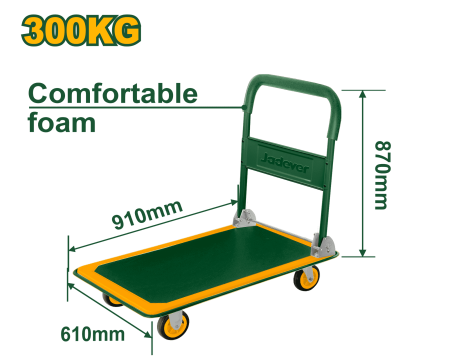 CARRETILLA DE MANO DE PLATAFORMA PLEGABLE MAX: 300KG