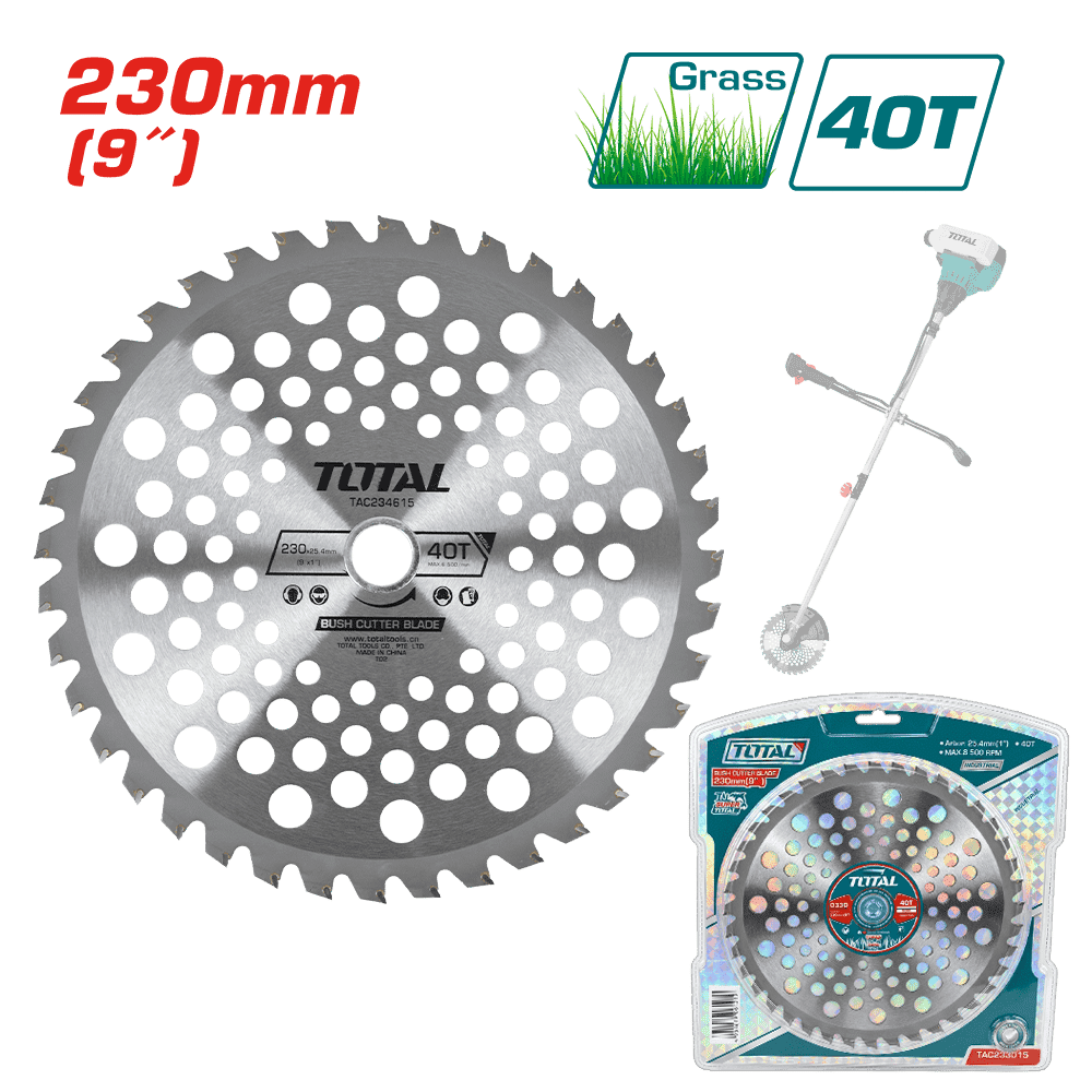 DISCO DE CORTE PARA GUADAÑA ELÉCTRICA 230MM 40T
