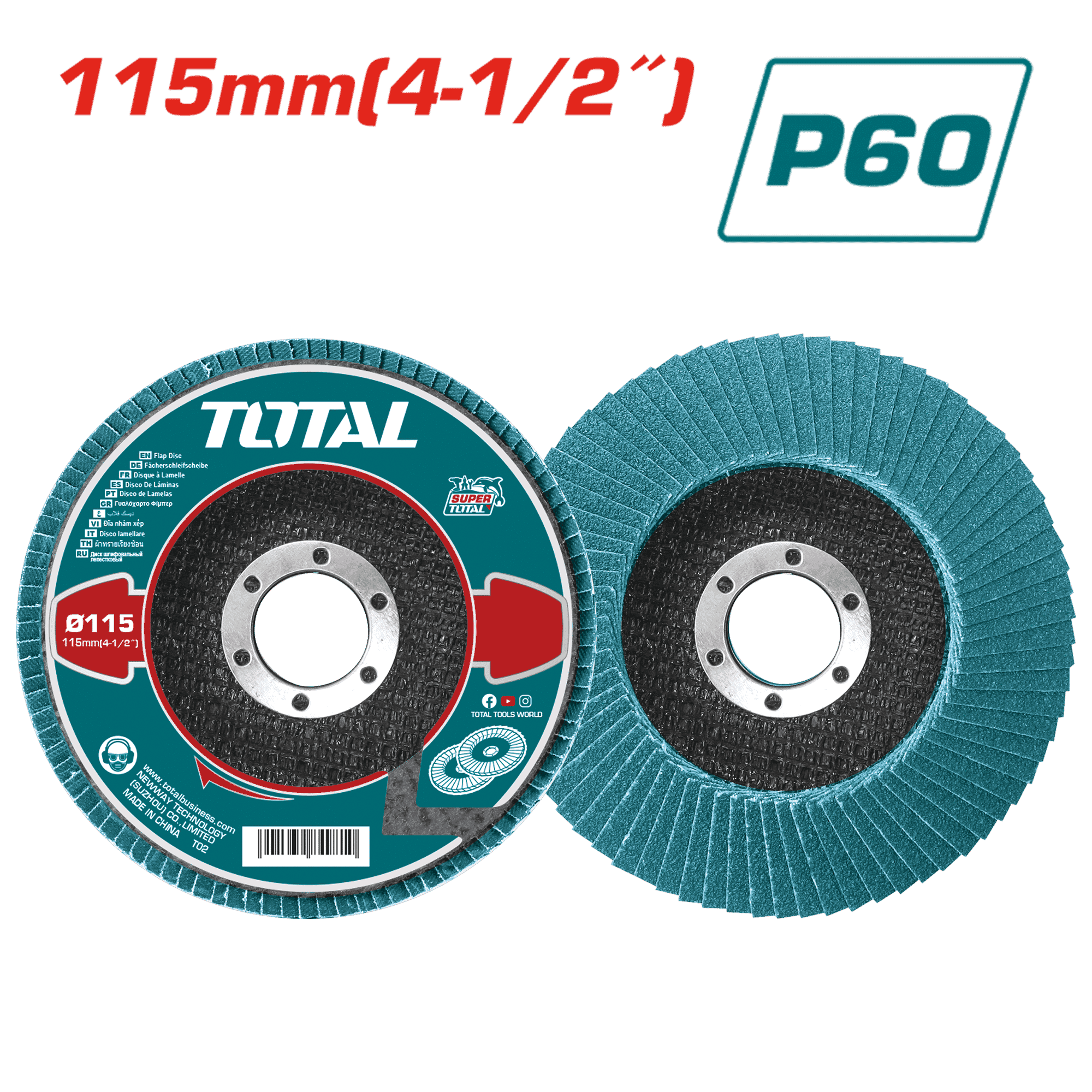 DISCO FLAP ZIRCONIO 115X22MM P60