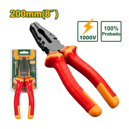 ALICATE COMBINADO 8" 200MM AISLADO 1000V