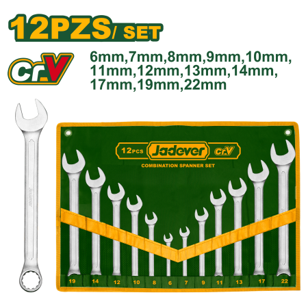 SET DE LLAVES COMBINACION 12PZS CR-V