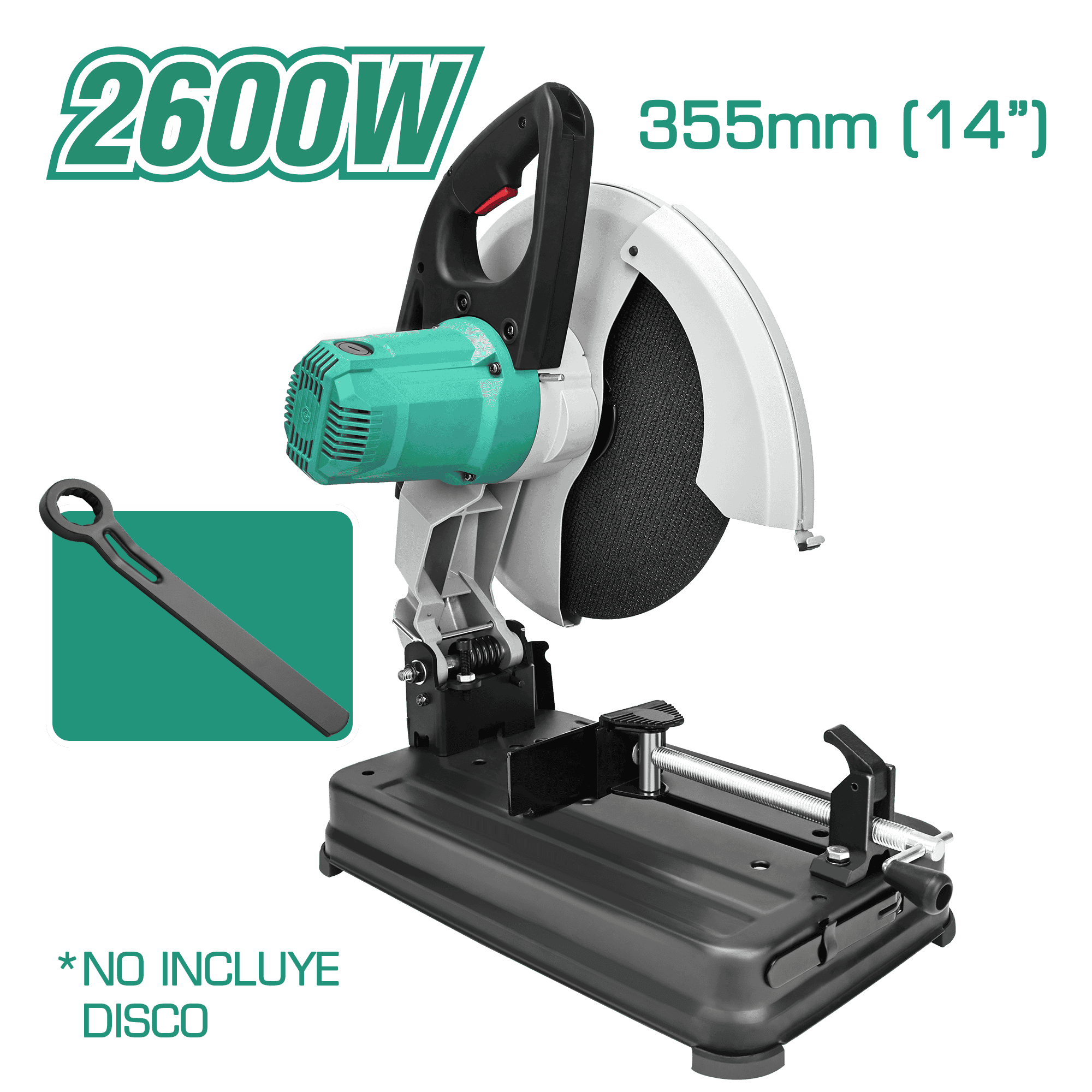 TRONZADORA 2600W 3900/MIN D:355MM 0-45º
