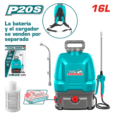 MOCHILA ROCIADORA 20V 16L 5BAR 1.35L/MIN